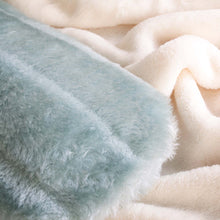 Load image into Gallery viewer, Cozy And Warm Long Plush Hot Water Bottle Duck Egg Blue
