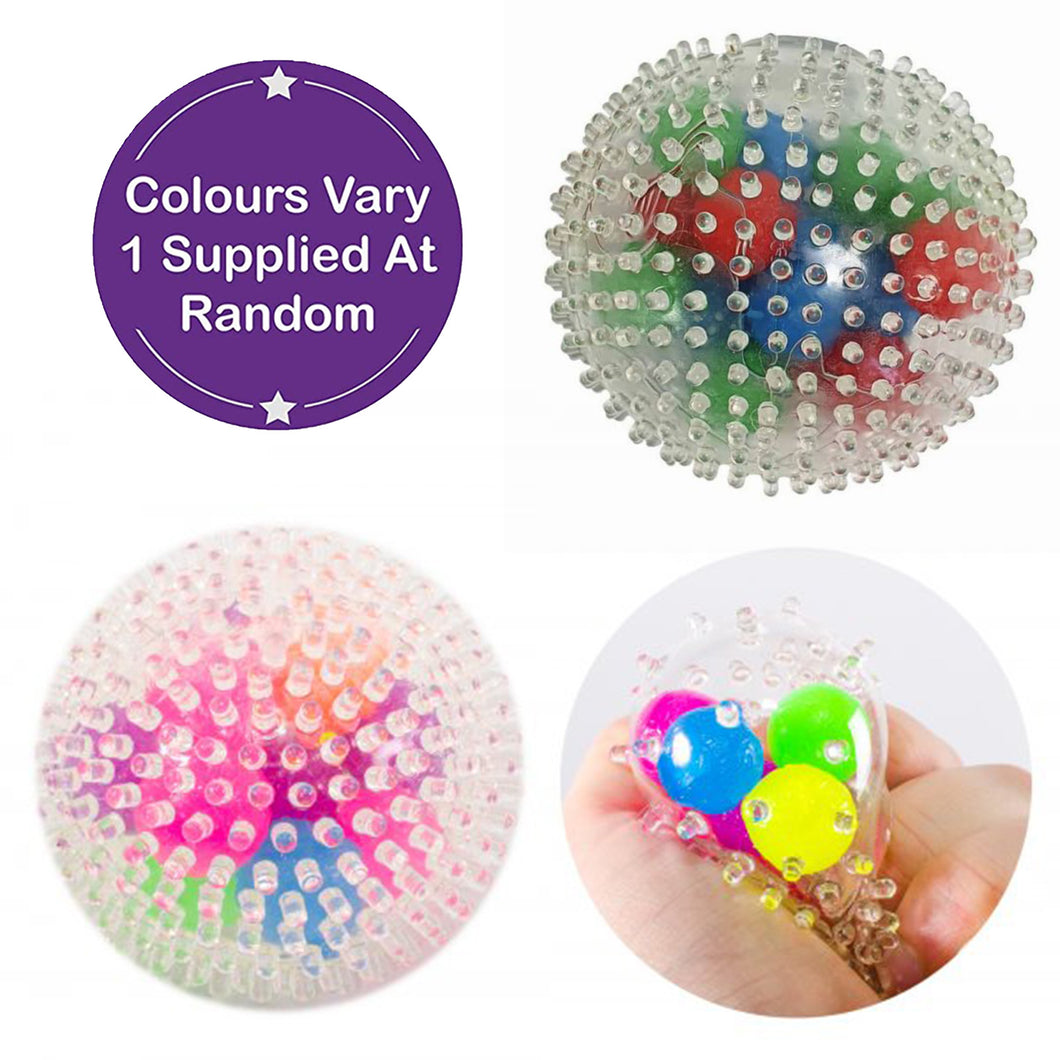 Mesh Sparkle Squishy Ball Assorted