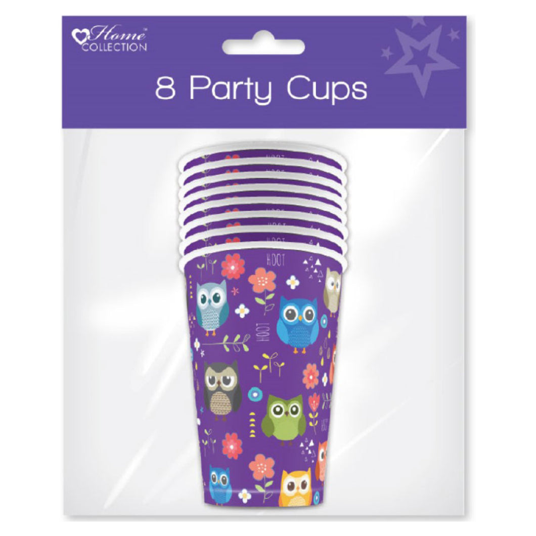 Woodland Party Cups 8pk