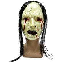 Load image into Gallery viewer, Bloody Mask With Wig - Assorted