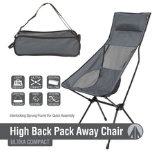 Load image into Gallery viewer, Summit High Back Slate Grey Chair
