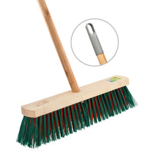 Load image into Gallery viewer, Bettina Outdoor Wooden Duo Bristle Broom 15&quot; Head
