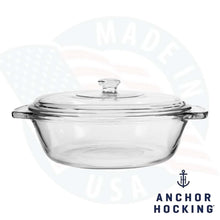 Load image into Gallery viewer, Anchor Hocking 20oz Glass Casserole Dish with Lid
