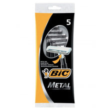Load image into Gallery viewer, BIC Disposable Razors 5pk &#39;Metal&#39;
