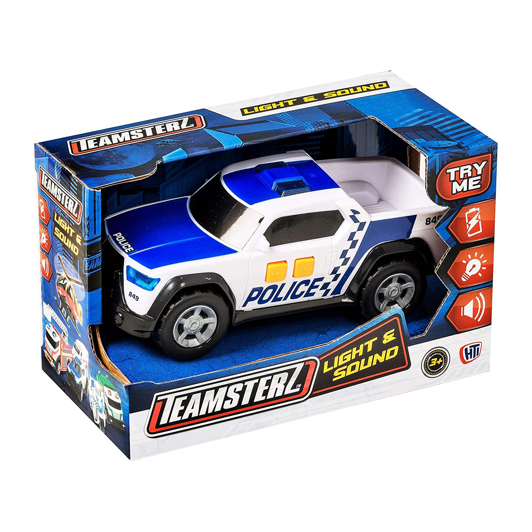 Teamsterz Police Light & Sounds Pick Up Truck