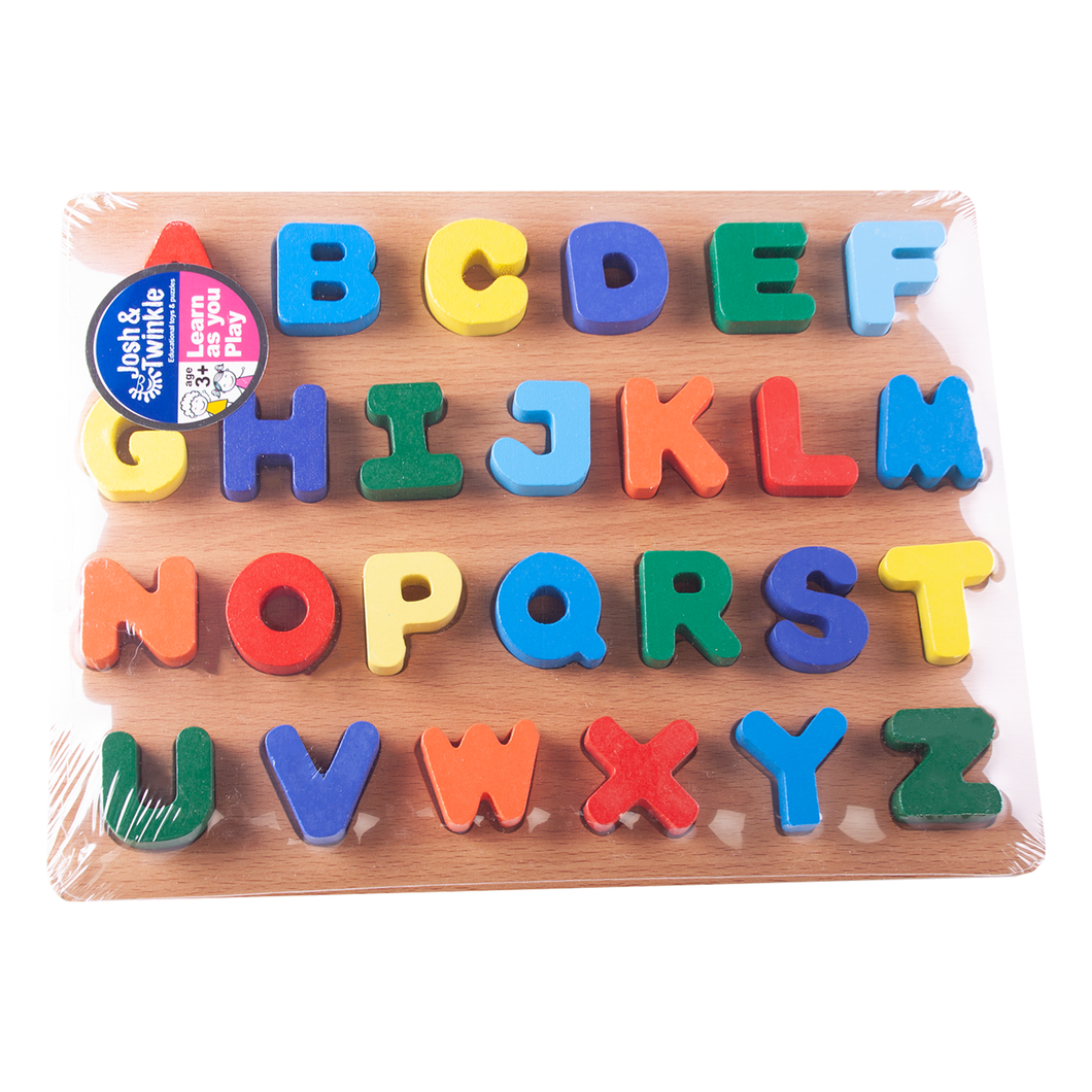 Josh & Twinkle Chunky Wooden Alphabet Puzzle