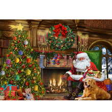 Load image into Gallery viewer, Falcon Santa By The Christmas Tree 500 Piece Jigsaw