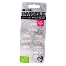 Load image into Gallery viewer, Scunci Invisible Hair Clips 5pk
