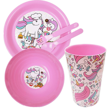 Load image into Gallery viewer, Magical Unicorns Lunch Set
