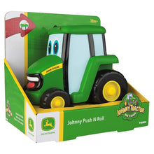 Load image into Gallery viewer, Tomy Push &amp; Roll Johnny Tractor Toy
