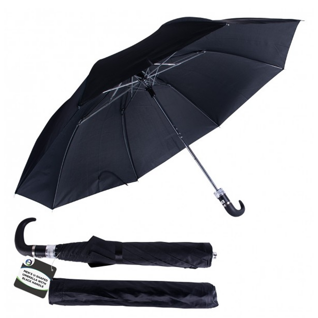 Umbrella with Plastic U-Shape Handle