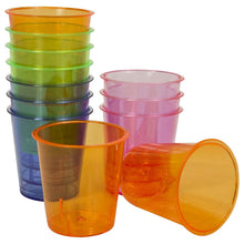 Load image into Gallery viewer, 12 pack of neon shot glasses
