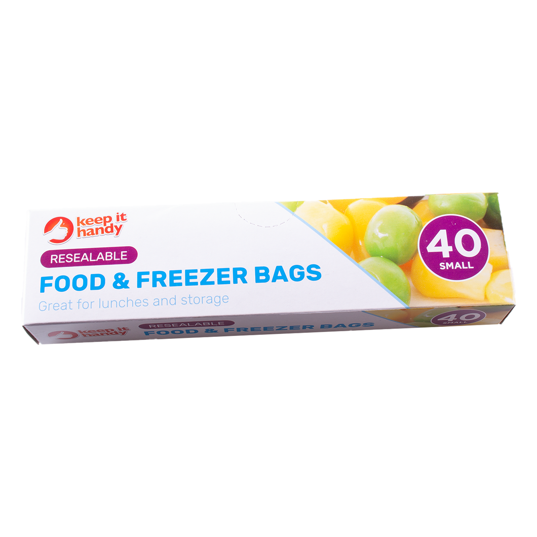 Keep It Handy Food Freezer Bags 40pk Resealable