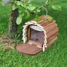 Load image into Gallery viewer, Natures Market Wooden Squirrel Feeder Hotel
