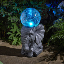 Load image into Gallery viewer, Smart Solar Colour Changing Elephant Orb

