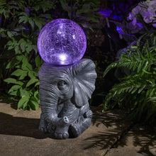 Load image into Gallery viewer, Smart Solar Colour Changing Elephant Orb
