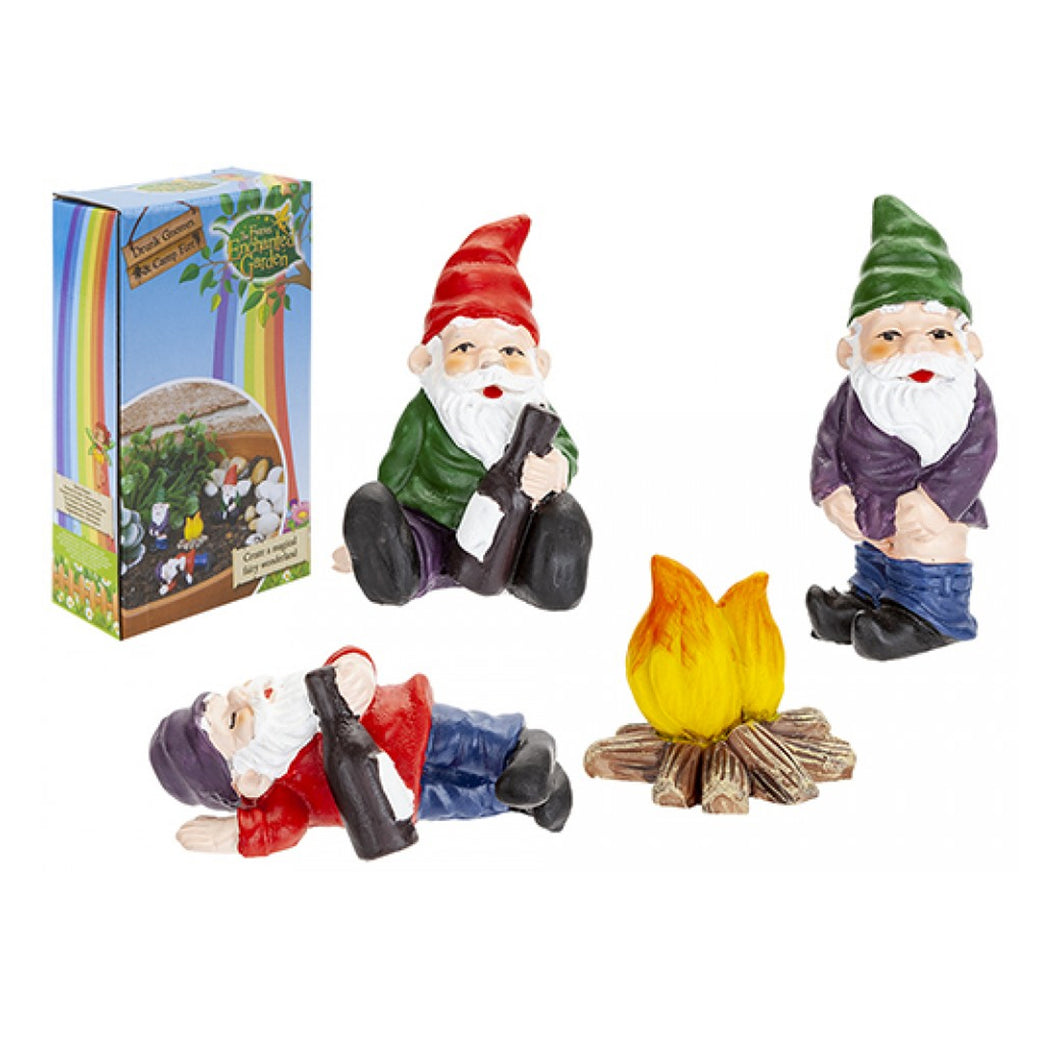 Secret Fairy Drunk Gnomes With Camp Fire