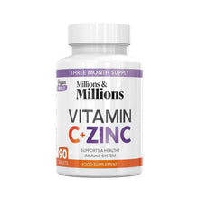 Load image into Gallery viewer, Millions &amp; Millions Vitamin C 200mg And Zinc 15mg

