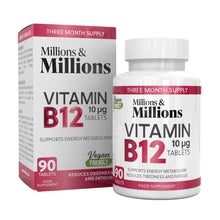 Load image into Gallery viewer, 90 vitamin B12 tablets
