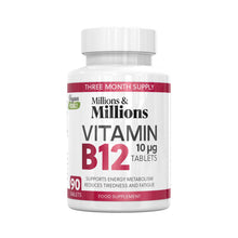 Load image into Gallery viewer, Millions &amp; Millions Vitamin B12 High Strength 10ug
