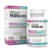 Load image into Gallery viewer, Millions &amp; Millions&#39; Pregnancy Multivitamin (60 tablets)
