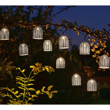 Load image into Gallery viewer, Smart Solar Set of 10 Faux Rattan String Lights
