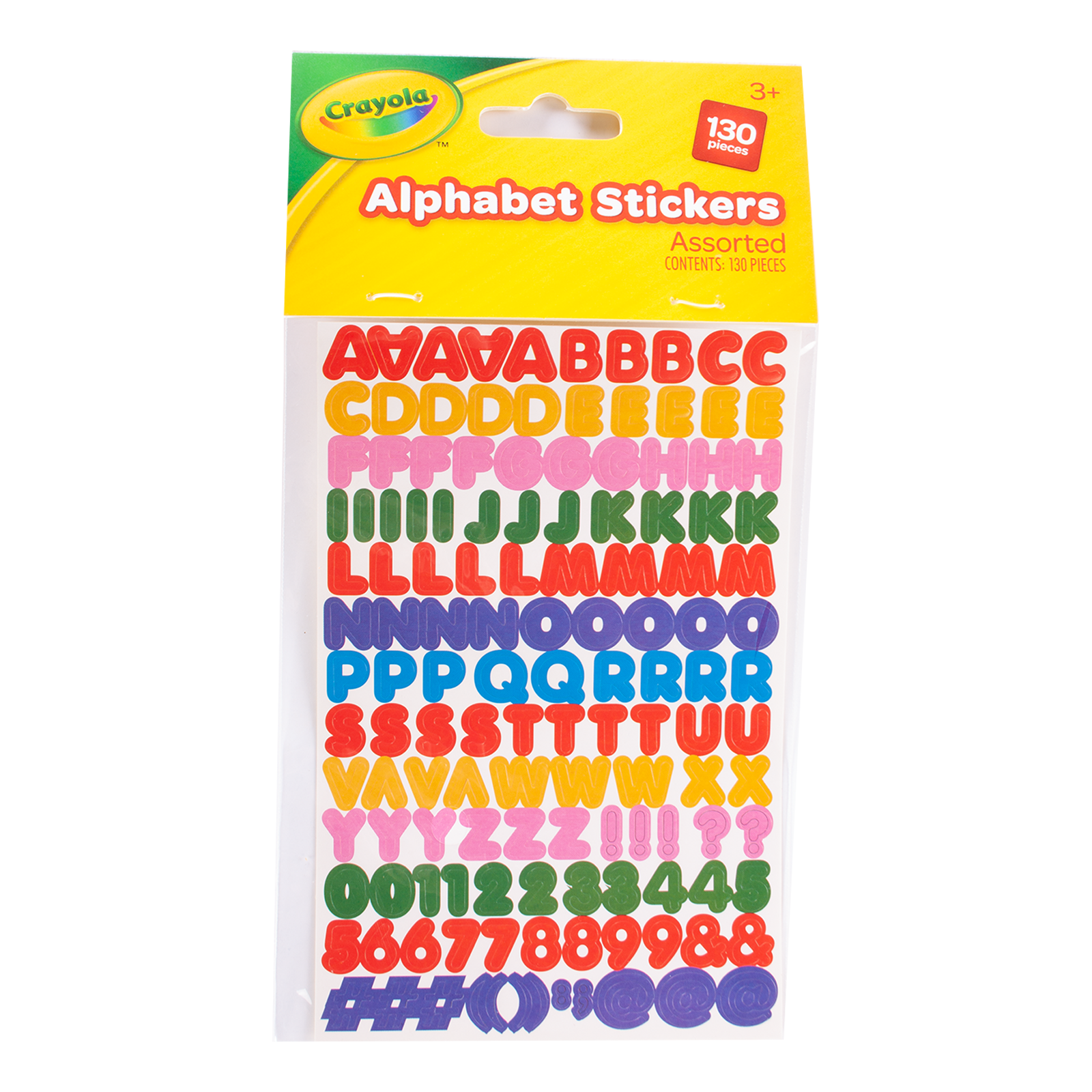 Crayola Alphabet Stickers | Self Adhesive | Crafting – Yorkshire ...