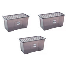 Load image into Gallery viewer, Wham Storage Box With Lid 110L 3pk
