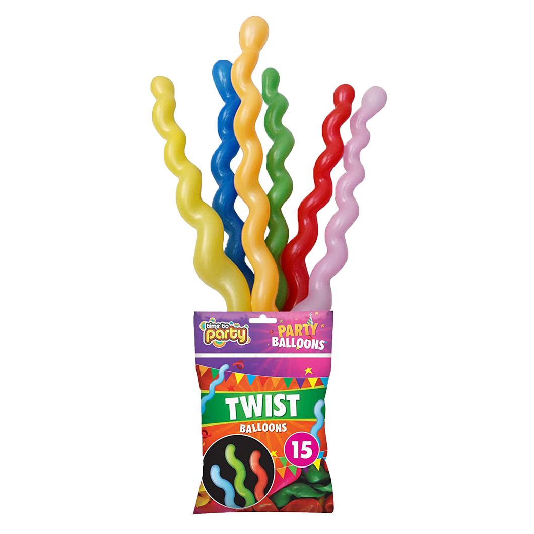 Party Twist Balloons 15pk