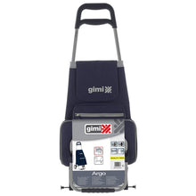 Load image into Gallery viewer, Gimi Argo Blue Shopping Trolley 45L
