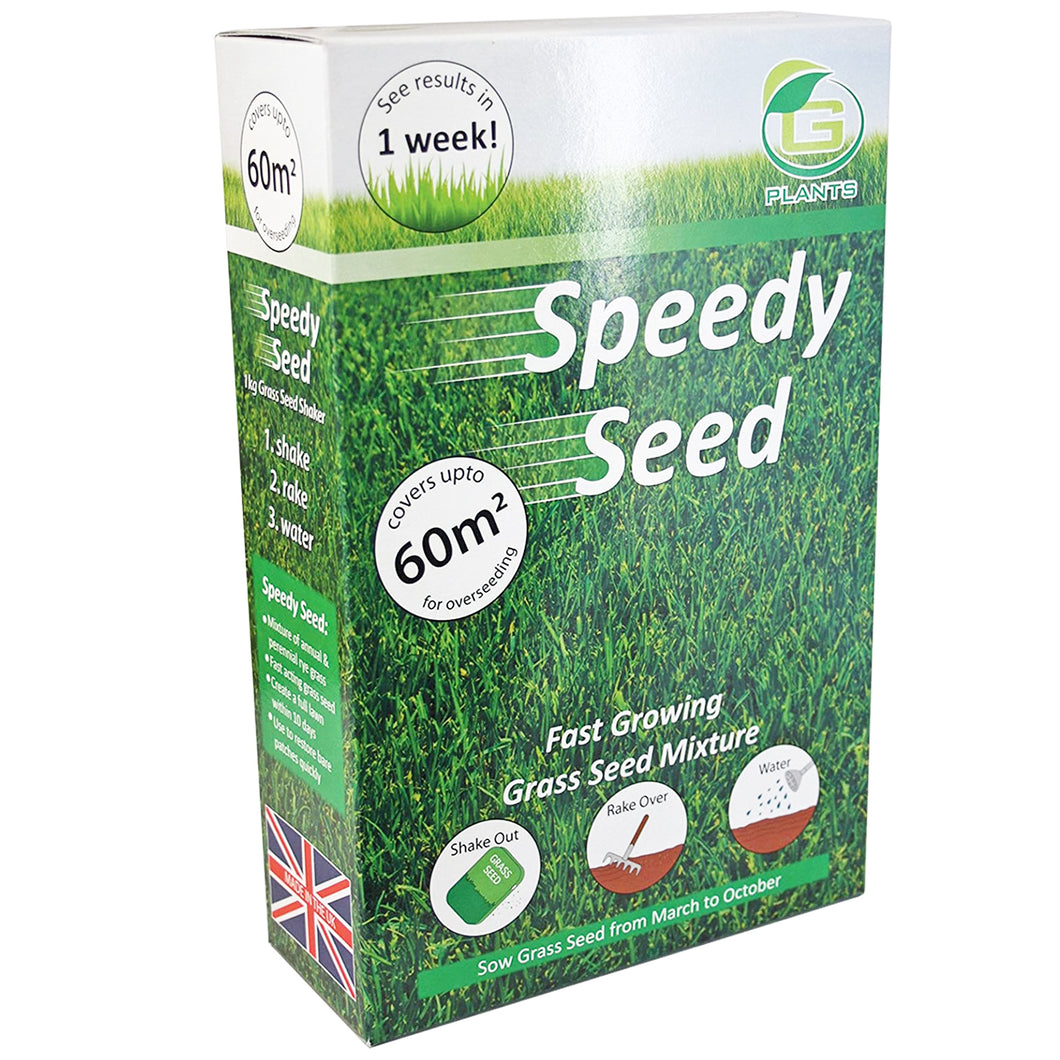 Speedy Seed Fast Growing Grass Seed 1kg