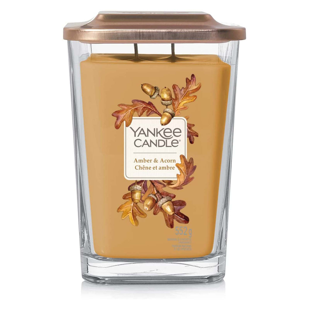 Yankee Candle Elevation Collection Amber Acorn candle