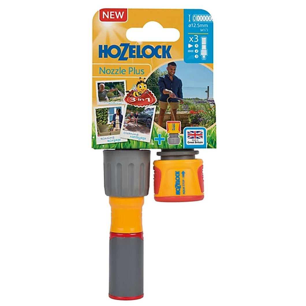 Hozelock 3in1 Nozzle Plus & Aquastop