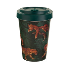 Load image into Gallery viewer, Bamboo Composite Big Cat Screw Top Travel Mug
