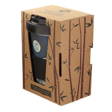 Load image into Gallery viewer, Bamboo Composite Winter Wolf Screw Top Travel Mug

