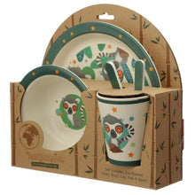 Load image into Gallery viewer, Bamboo Composite Lemur Kids Dinner Set
