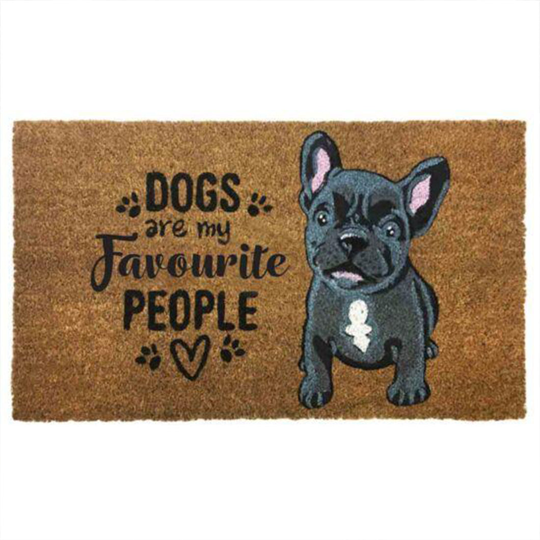 Kentwell Natural Coir Doormat Favourite Dogs