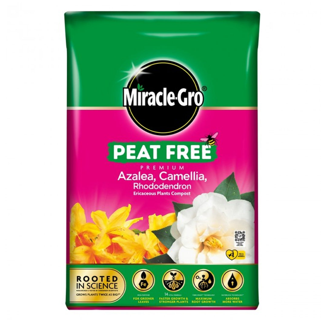 Miracle-Gro Peat Free Premium Ericaceous Compost 40L