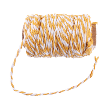 Load image into Gallery viewer, Habico Bakers Twine 2mm - Yellow &amp; White
