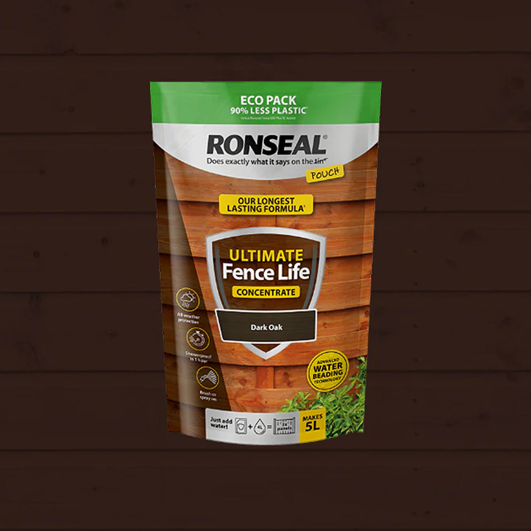 Ronseal Ultimate Fence Life Concentrate Dark Oak 950ml