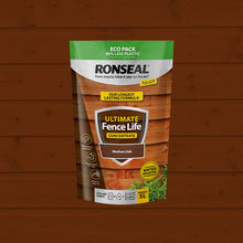 Load image into Gallery viewer, Ronseal Ultimate Fence Life Concentrate Medium Oak 950ml
