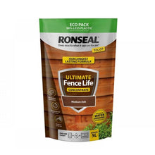 Load image into Gallery viewer, Ronseal Ultimate Fence Life Concentrate Medium Oak 950ml
