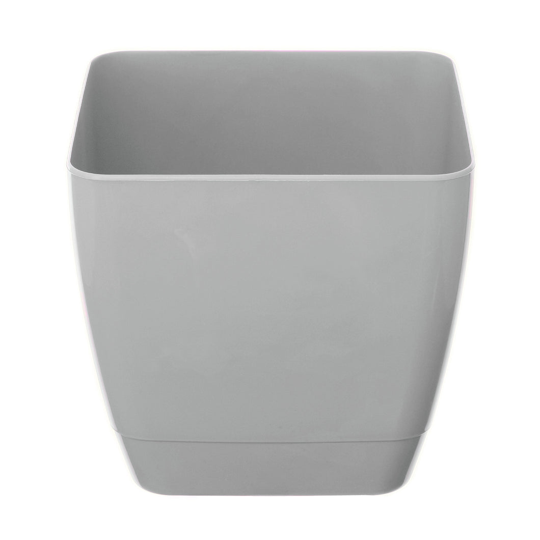 Whitefurze Grey 16cm Square Indoor Pot