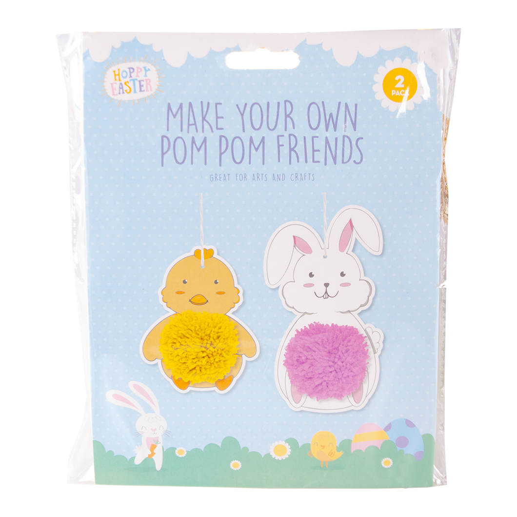 Make your Own Pom Pom Easter Friends