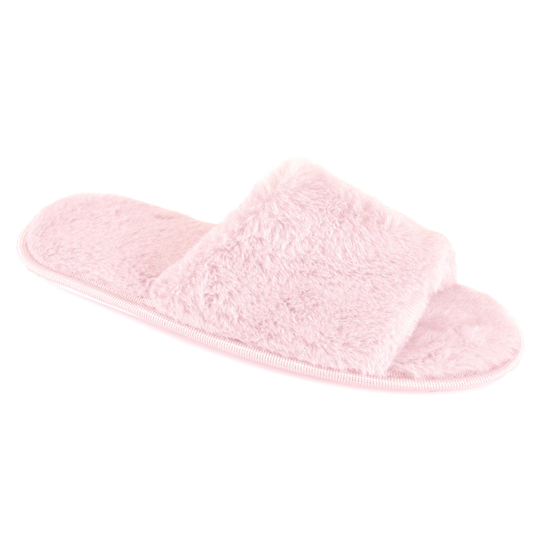 Ladies Pink Slider Slipper