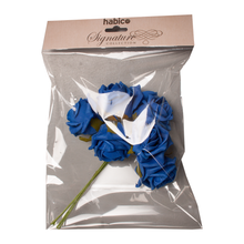 Load image into Gallery viewer, Foam Roses 6 Head - Royal Blue
