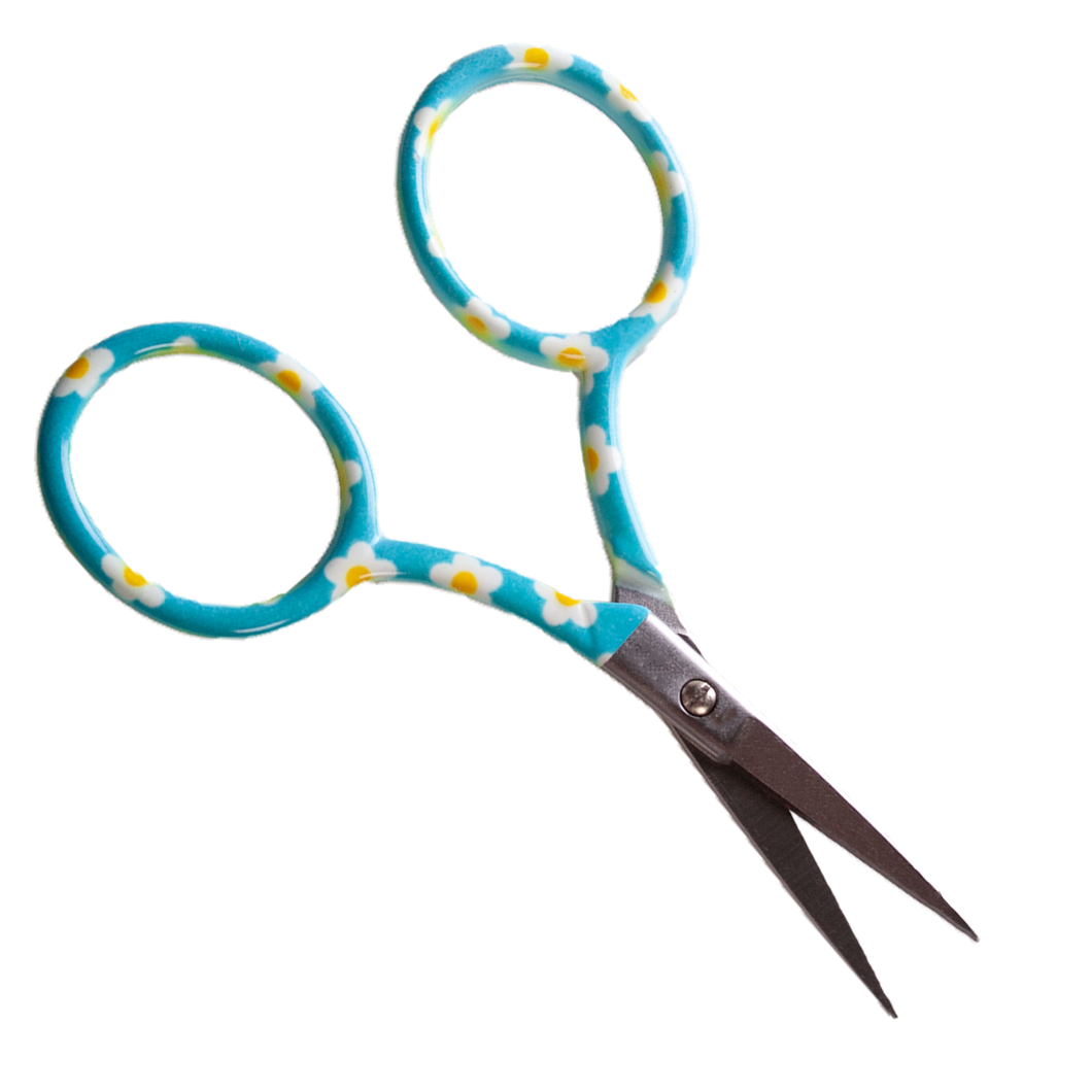 Embroidery Scissors - Blue Daisy
