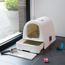 Load image into Gallery viewer, Curver Cat Litter Box with Scoop
