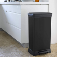 Load image into Gallery viewer, Curver 50L Black Pedal Bin
