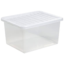 Load image into Gallery viewer, Wham Crystal Clear Storage Box With Lid 37L 5 Pack
